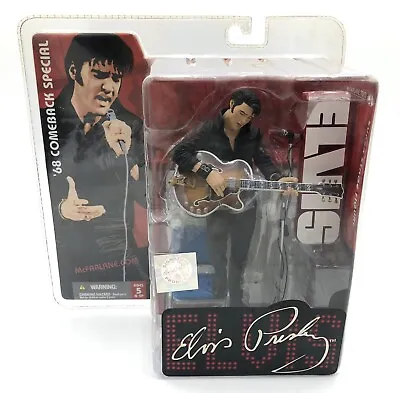 McFarlane Elvis Presley Action Figure '68 Comeback Special 2004 Figure Sealed! • $44.99