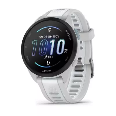 Garmin Forerunner 165 -Mist Grey/Whitestone GPS Watch AU Stock FREE Express Post • $419