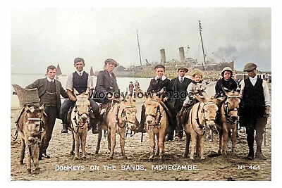 £2.20 • Buy Ptc2890 - Lancs - Donkey Rides On The Sands Of Morecambe Beach - Print 6x4