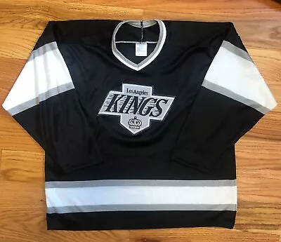 Los Angeles Kings Hockey Jersey NHL Vintage CCM Mens Sz XL Black #7 Retro • $70