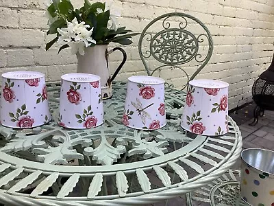 £15 • Buy Emma Bridgewater Designed Metal Plant Pot Holder .Rose And Dragonfly Design