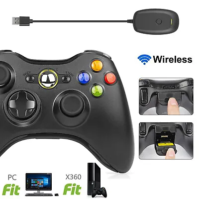 For Xbox 360 Wireless Controller For Microsoft Xbox 360 Console USB Windows / PC • $32.99
