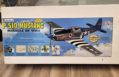 Top Flite Gold Edition Wwii P-51d Mustang R/c 1/5 Scale Airplane Kit Nib Rare!! • $1199.95