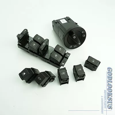 7x Headlight Window Trunk Tank Switch Set For VW Golf Jetta MK4 Passat B5 Bora • $51.66