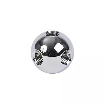Original USM Haller Chrom-Kugel Connector Eck-Verbinder Pipe • £21.90