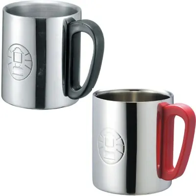 Coleman Double Stainless Steel Mug 300ml 170A5023 Black Red From Japan • $46.99