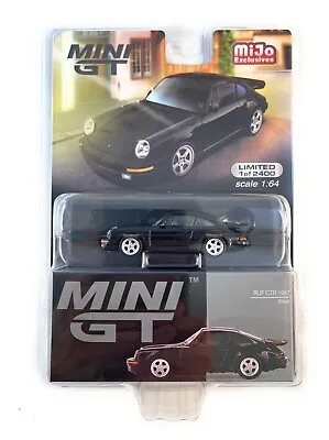 Mini GT RUF CTR 1987 Black 1:64 Scale Diecast Model Car MGT00556 • $17.99