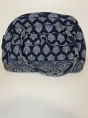 Vera Bradley Calypso Blue Tote Quilted Shoulder Zip Purse Handbag • $17.99