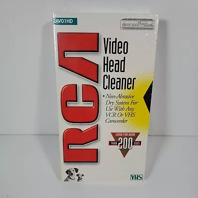 NEW RCA Video Head Cleaner AV01HD Dry System For VCR Or VHS Camcorder NIP • $9.99