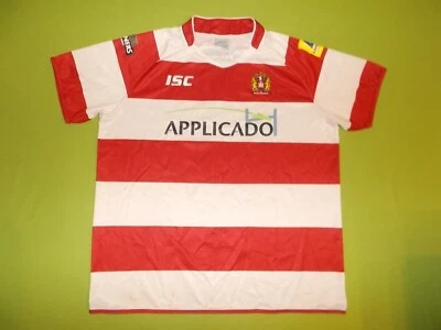 £16.99 • Buy Shirt WIGAN WARRIORS (4XL) (XXXXL) ISC 2012/2013 PERFECT !!! Jersey Rugby HOME