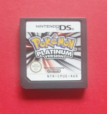 $169.99 • Buy Pokemon Platinum VERSION Nintendo DS AUS PAL Genuine DS Pokémon Game 3ds 2ds WOW