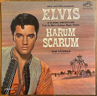 ELVIS PRESLEY Harum Scarum 1966 US ORG MONO Soundtrack LP + Bonus PHOTO Minty! • $100