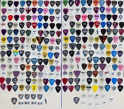 140 Guitar Picks Collection Lot-kiss-prince-ac/dc-nita-metallica-alice-van Halen • $124.99