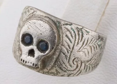 Ring SKULL Special FORCE Ww1 WWI Ww2 WWII Shock TROOPs Assault Talisman MILITARY • $18.50