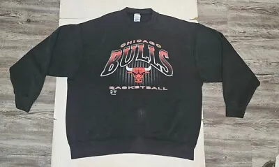 Chicago Bulls Salem Vintage Sweatshirt Crewneck Sz  XXL • $39.99