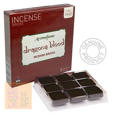 AROMAFUME Incense Bricks *Dragons Blood Nag Champa White Sage Palo Santo Insence • £5.25