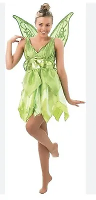 Disney Disguise Fairy Tinker Bell Green Dress Adult Costume Size M • $35