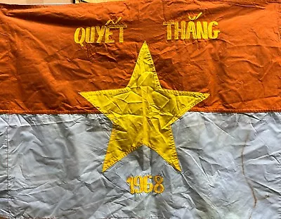 Flag  VC Vietcong NVA NLF North Vn Army Flag To Win In 1968 Year Viet Cong  A13 • $29