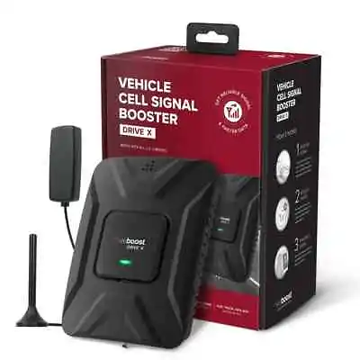 New WeBoost Drive X Vehicle Signal Booster - Car/SUV/Truck - 4G LTE/5G - 475021 • $429.99