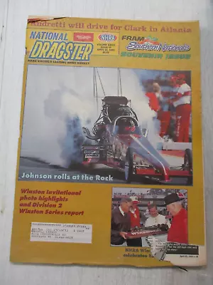 National Dragster Magazine April 23 1993 Andretti Winston Invitational Nhra • $15.95