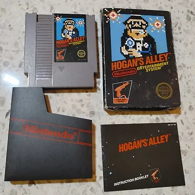 Hogan's Alley Nintendo NES Almost Complete Black Box With Manual  • $40