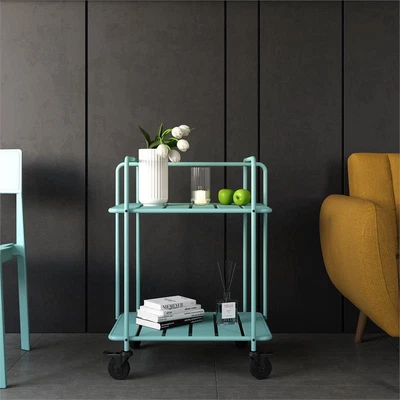 $87.56 • Buy Novogratz Poolside Gossip Collection Penelope Outdoor/Indoor Cart In Aqua Haze