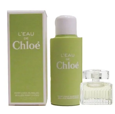 L'Eau De Chloe 0.17 Oz / 5ml Eau De Toilette Miniature &Perfumed Bubbles Duo Set • $26