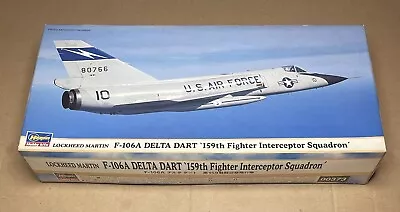 Hasegawa 1/72 Lockheed Martin F-106A Delta Dart 159th Fighter Jet Model Kit • $9.99