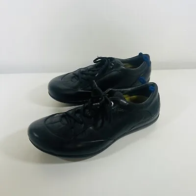 Camper Peu Senda Black Leather Lace Up Sneakers Shoes UK 9 US 11 EU 42 • £59.95