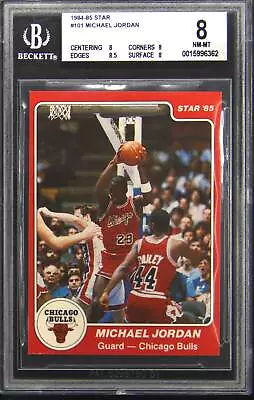 1984 Star #101 Michael Jordan Rookie RC BGS 8 • $25000