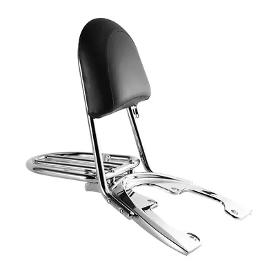 $104.42 • Buy Sissy Bar Backrest Luggage Rack Baseplate Fit For Harley V Rod VRSCAW 2007-2011