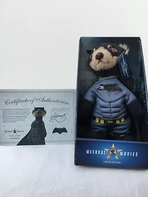Aleksandr As Batman. Compare The Meerkat Toy With Official Certificate Brand New • £17