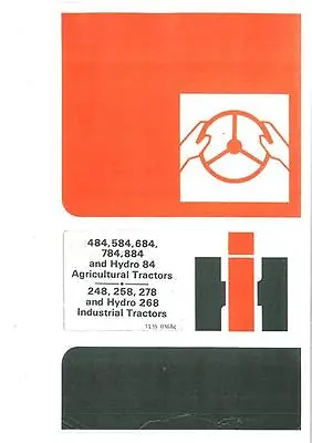 International Tractor 484 584 684 784 884 & 84 Operators Manual • £19.99