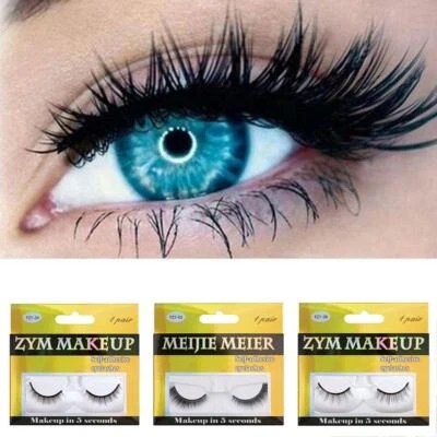 £2.88 • Buy 1 Pair Pre-Glued Self Adhesive Strip Eyelashes 3D False Eyelashes NICE 2023