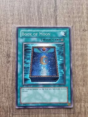 YUGIOH BOOK OF MOON RARE PGD-035 1ST EDITION PLAYED See Photos   • £2.95