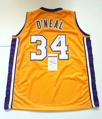 Signed Shaquille Oneal LA Lakers JerseyAuthenticated By JSA With HologramCOA • $449