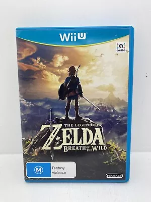 The Legend Of Zelda - Breath Of The Wild  - Nintendo Wii U - PAL - VGC FREE POST • $79.95