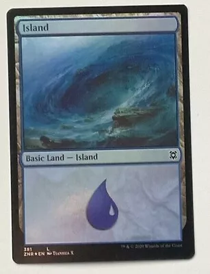 MTG Island (FOIL) Mint!!!! #381 Zendikar Rising • $0.99