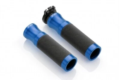 $77.42 • Buy Rizoma Gr205u Sport Line Universal Motorcycle Grips Blue Ø22 Aluminium Rubber