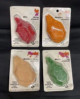 Vintage Makit & Bakit Plastic Cooking Crystals - Lot Of 4 #101 102 109 117. • $28
