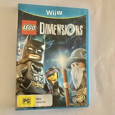 LEGO Dimensions Wii Video Game Nintendo Wii U Game And Case And Manual Only • $5