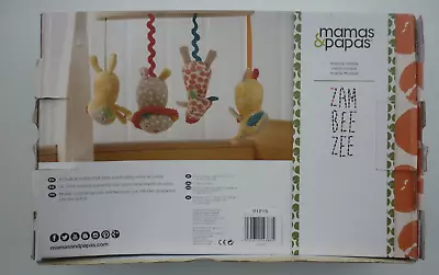 Mamas & Papas Zam Bee Zee Baby Nursery Child’s Musical Clockwork Mobile • £23.99
