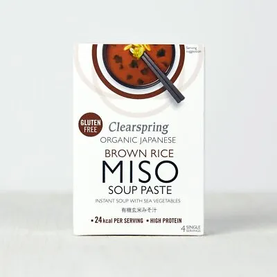 Clearspring Organic Instant Brown Rice Miso Soup Paste • £3.29