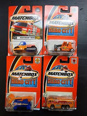 Lot Of 4 Matchbox Hero City Mattel Wheels #41 #25 #64 #36. M22 • $9.09