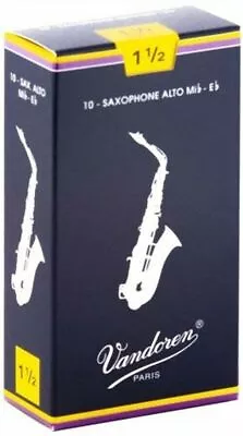 Vandoren Alto Sax Traditional Reeds Strength 1.5 10-pack • $34.34