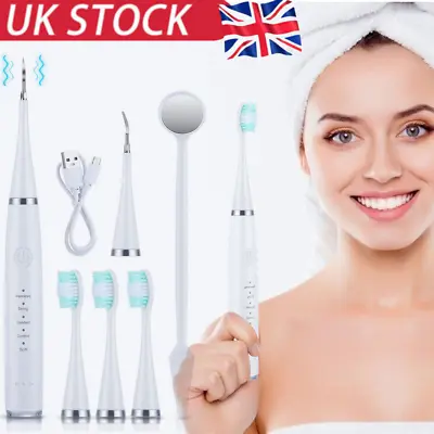 £10.89 • Buy Electric Sonic Dental Scaler Tooth Cleaner Teeth Calculus Plaque Stains Remover