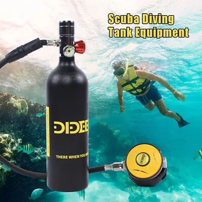 Diving Scuba Tank 1L Mini Air Oxygen Cylinder Small Emergency 1L 15-20 Minute • $141.55