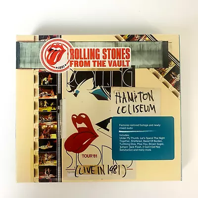 The Rolling Stones 2 CD & DVD From The Vault Hampton Coliseum  Live In 1981 NEW  • $89.95