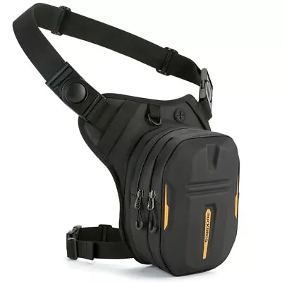 ROCKBROS Motorcycle Fuel Tank Bag Cycling Leg Bag Large Outdoor Hip Belt Bag • $26.98