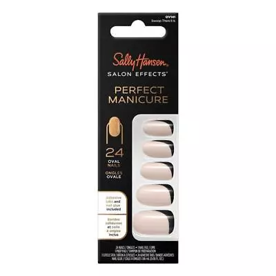 Sally Hansen Salon Effects Perfect Manicure 24 Oval Press On Nails Swoop Ther... • $10.69